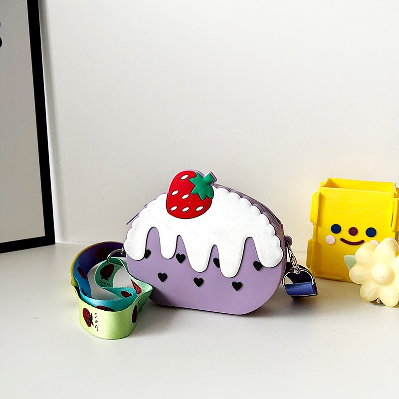 Túi Đeo Vai Đựng Tiền Xu Kiểu Dáng Hoạt Hình Dễ Thương Cho Bé