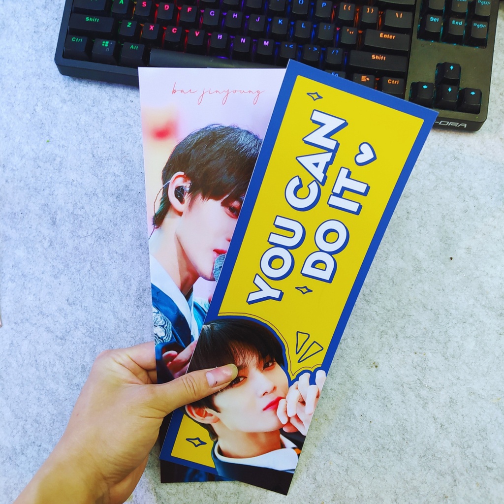 Set 2 Banner Giấy Cầm Tay - Slogan Giấy 10x30cm - In Hình Theo Yêu Cầu - Có Lớp Màng Cán Bảo Vệ