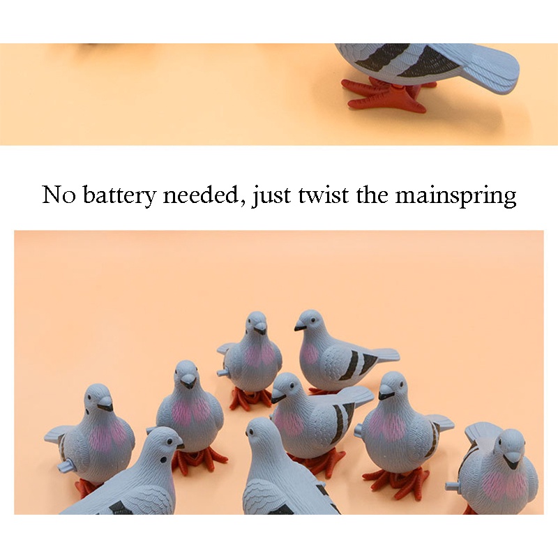 1 Đồ Chơi Lên Dây Cót Hình Chim Bồ Câu Dễ Thương