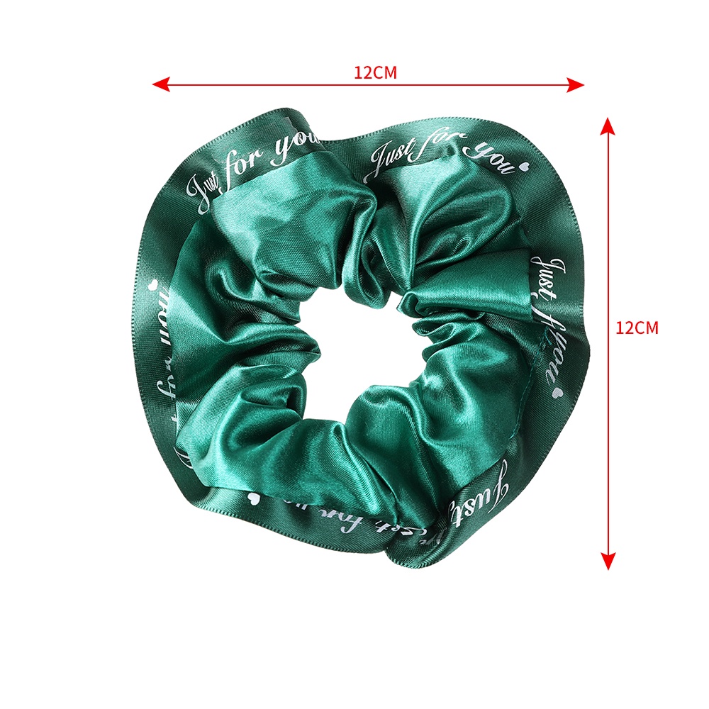 Dây cột tóc Haimeikang bằng chiffon cỡ lớn in họa tiết đáng yêu