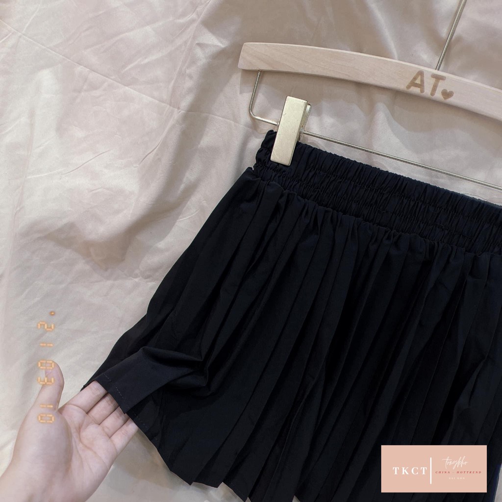 Chân Váy Xếp Li Dáng Ngắn Nữ TONGKHOCHITUE , Váy A , Váy Ngắn Đen Xoè | BigBuy360 - bigbuy360.vn