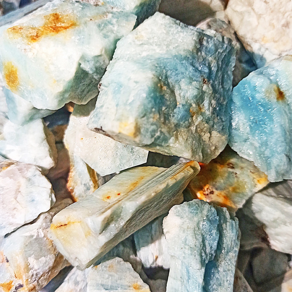 100gr Đá Aquamarine thô to