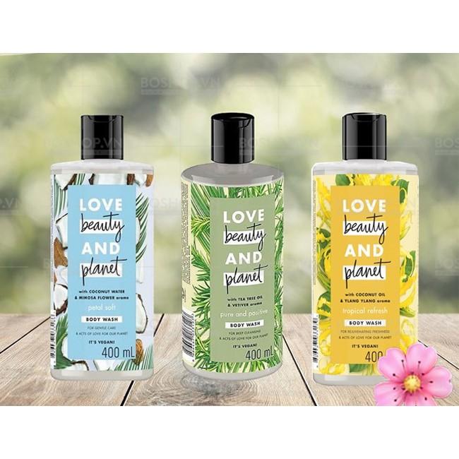 Sữa Tắm Dưỡng Da Lưu Hương Love Beauty And Planet Body Wash