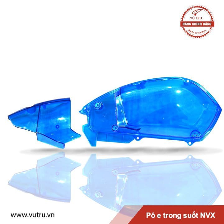 Pô e (Ốp bầu lọc khí) trong suốt NVX nhiều màu sắc