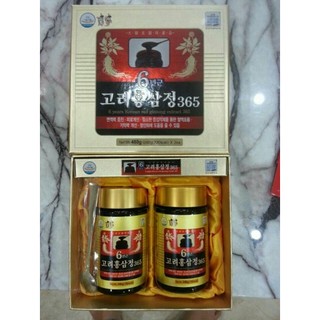 Cao hồng sâm 365 hộp 2 lọ x 240g