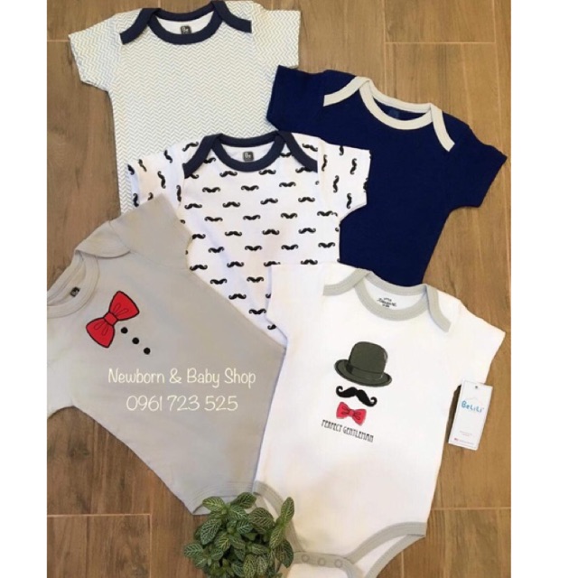 Sét 5 body suit cho bé