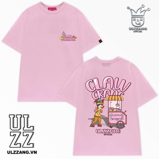Áo thun unisex local brand ULZZ ulzzang claw crane form dáng rộng tay lỡ U-15