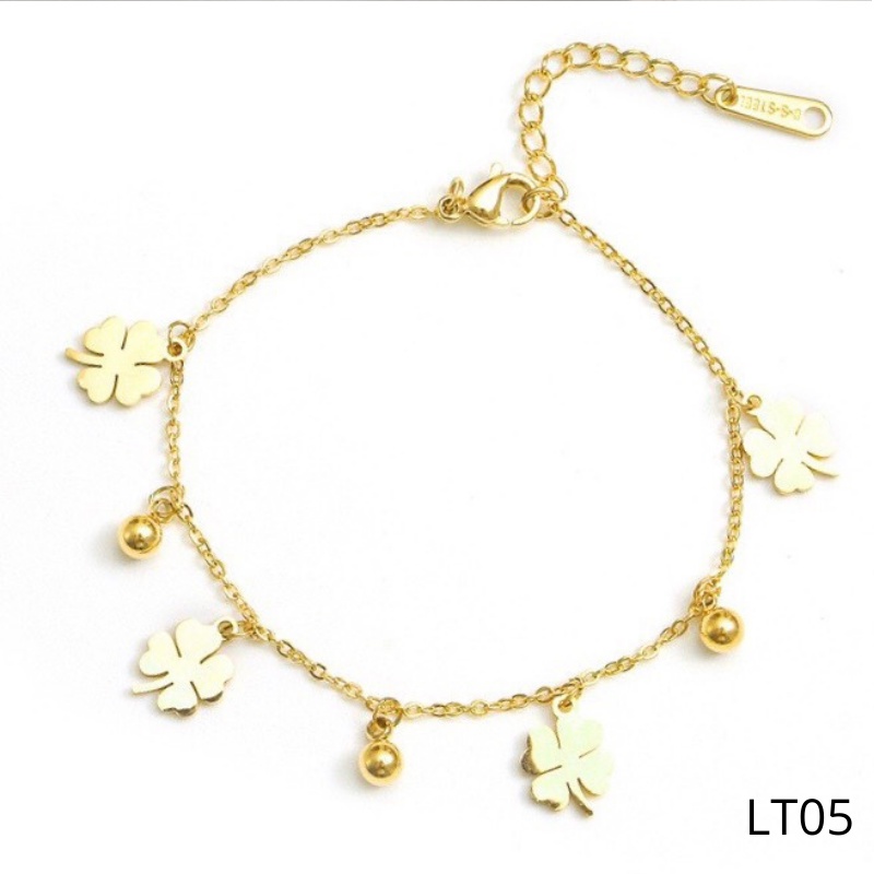 Lắc tay hoa chuông titan không đen LT05