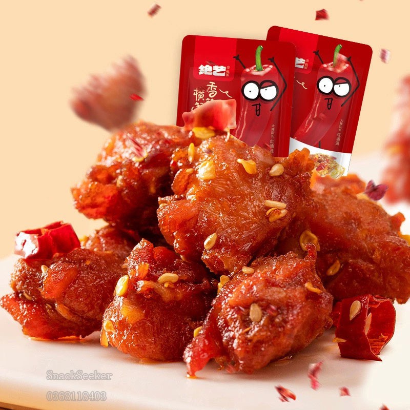 [FREESHIP EXTRA] Gà Sốt Cay thơm siêu ngon 2 vị - Đồ ăn vặt Trung Quốc - Snackseeker - Gà sốt cay 2 vị | BigBuy360 - bigbuy360.vn