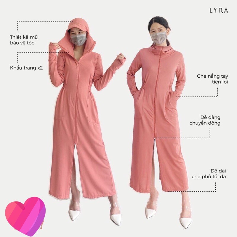 [ free ship ]áo chống nắng nữ áo chống nắn toàn thân cao cấp ( chống tia UV tuyệt đối ) mặc siêu mát. | BigBuy360 - bigbuy360.vn