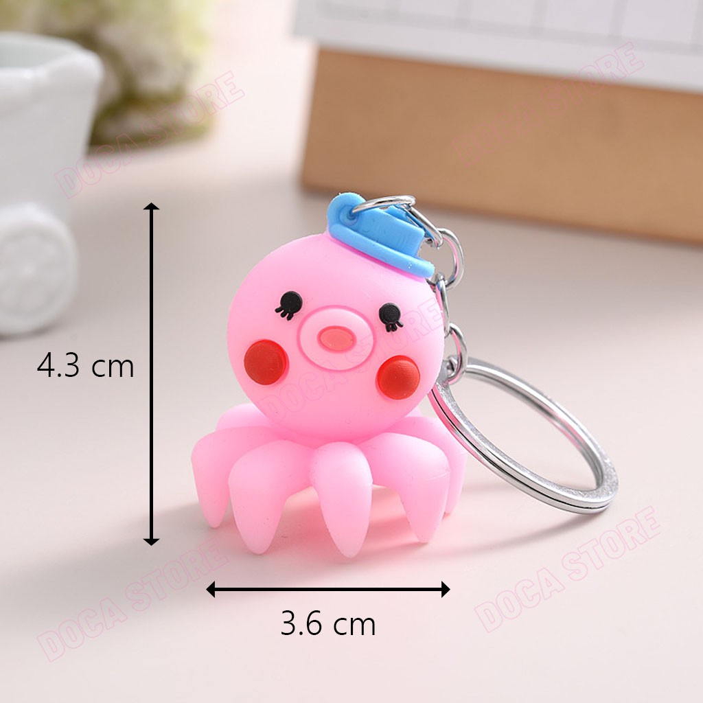 Móc khóa BẠCH TUỘT cute MK26 (Mẫu mới)