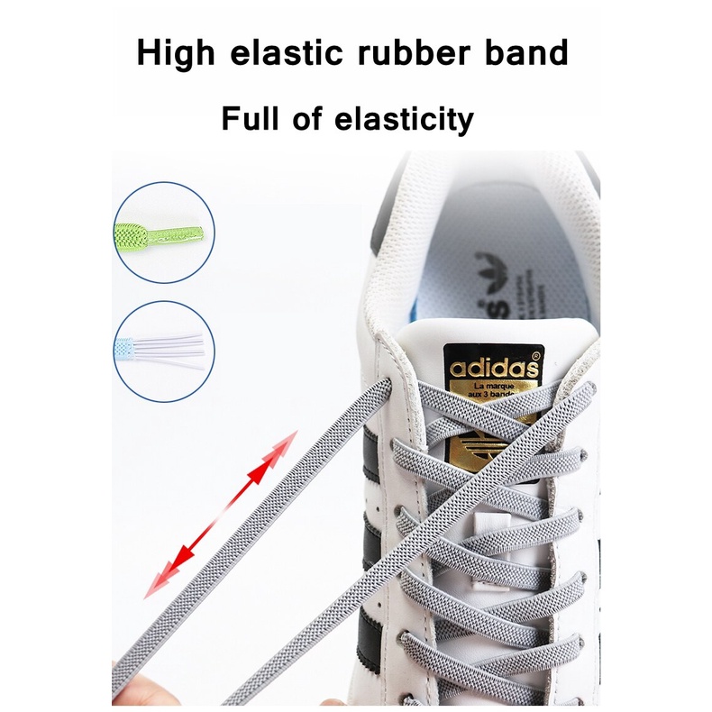 Dây Giày Sneaker 1 Giây Không Cần Buộc Co Giãn Dành Cho Người Lớn Và Trẻ Em