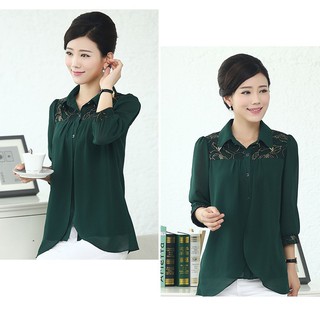 ÁO SƠ MI VOAN CHO MẸ BMT 352 ( HÀNG CÓ SẴN )