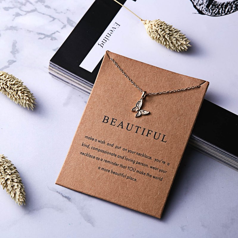 Vòng cổ Mạ Vàng Mặt Hình Bươm Bướm Thời Trang