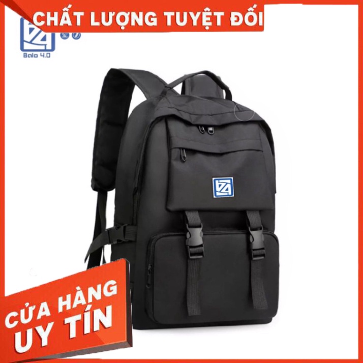 Balo thời trang nam nữ Ulzzang Hàn Quốc 2 khóa song song Balo4.0 - Hàng nhập khẩu
