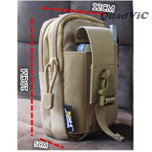 Túi đeo hông vải bố bố dọc đeo hông/ thắt lưng siêu bền phong cách lính QUADVIC.COM N00105 | BigBuy360 - bigbuy360.vn