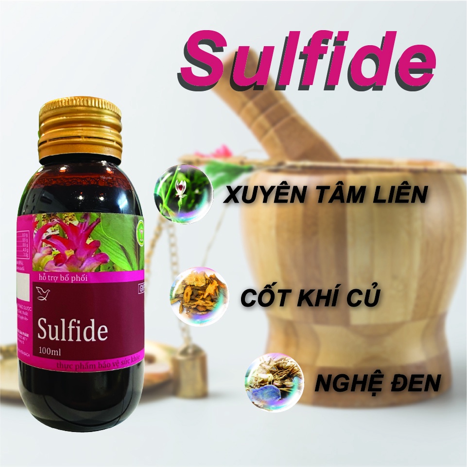 Dung dịch uống Sulfide Việt Medical Hỗ trợ kháng siêu vi khuẩn