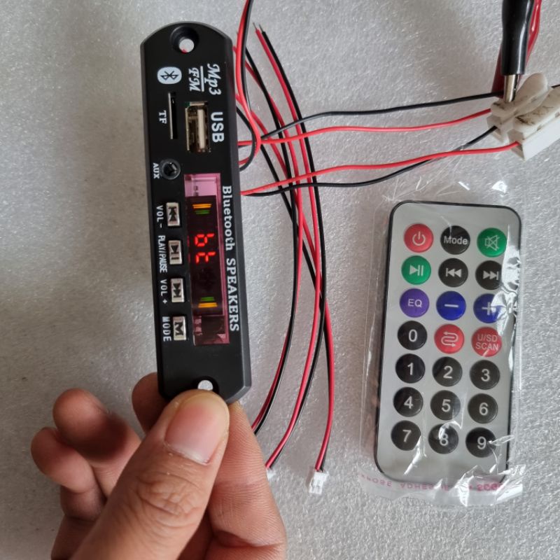 mạch loa Bluetooth 5.0 25W X 25W giải mã âm thanh 5V -12V + điều khiển