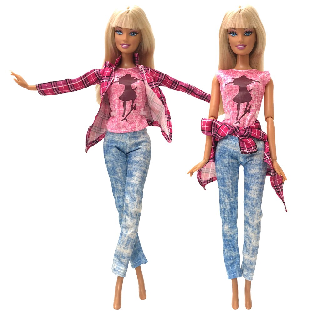 Set 5 Đầm Công Chúa Thời Trang Cho Búp Bê Barbie 76198936