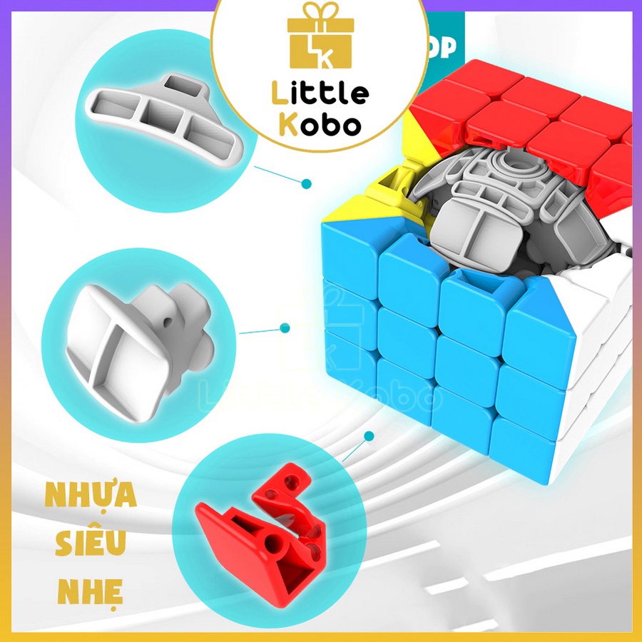 Rubik 4x4 Stickerless MoYu MeiLong MFJS Rubic 4 Tầng 4x4x4 Đồ Chơi Thông Minh