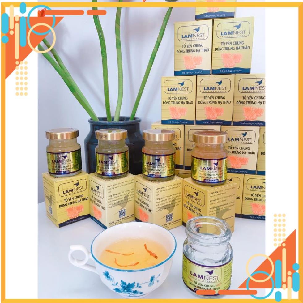 CAO CẤP Combo 1 Hộp (6 Hũ)Yến Sào Lamnest Loại Hũ Sứ Cao Cấp | BigBuy360 - bigbuy360.vn