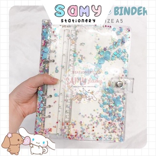 Binder-Sổ còng A5 Marine Đại dương lấp lánh trang trí Journal