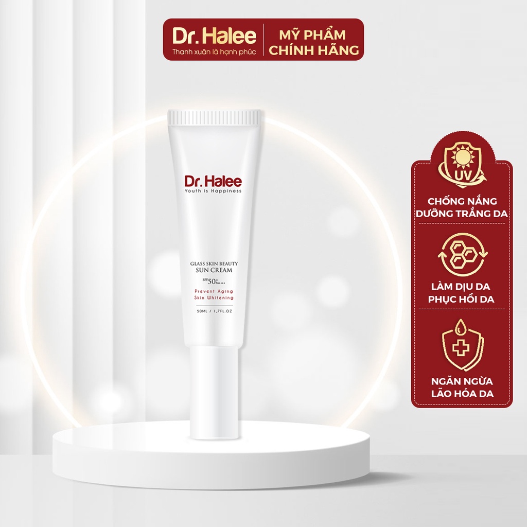 Kem chống nắng nâng tone Dr.Halee Sun Cream 50ml SPF50+ / PA++++ bảo vệ da