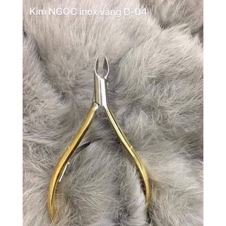 Kìm ngọc vàng,bạc ( kìm nhặt da D-04)  [Nail Spa] .