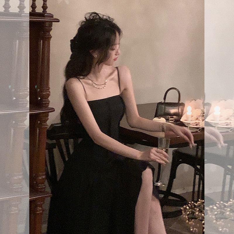 Đầm Hai Dây Xếp Ly Phong Cách Pháp Thời Trang Mùa Hè Cao Cấp Cho Nữ
