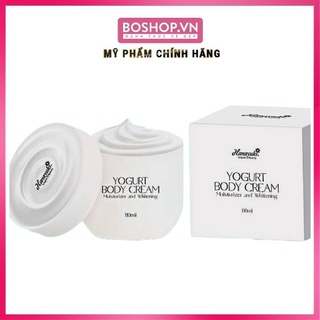 Kem Dưỡng Trắng Da Body Hanayuki Yogurt Body Cream 110g