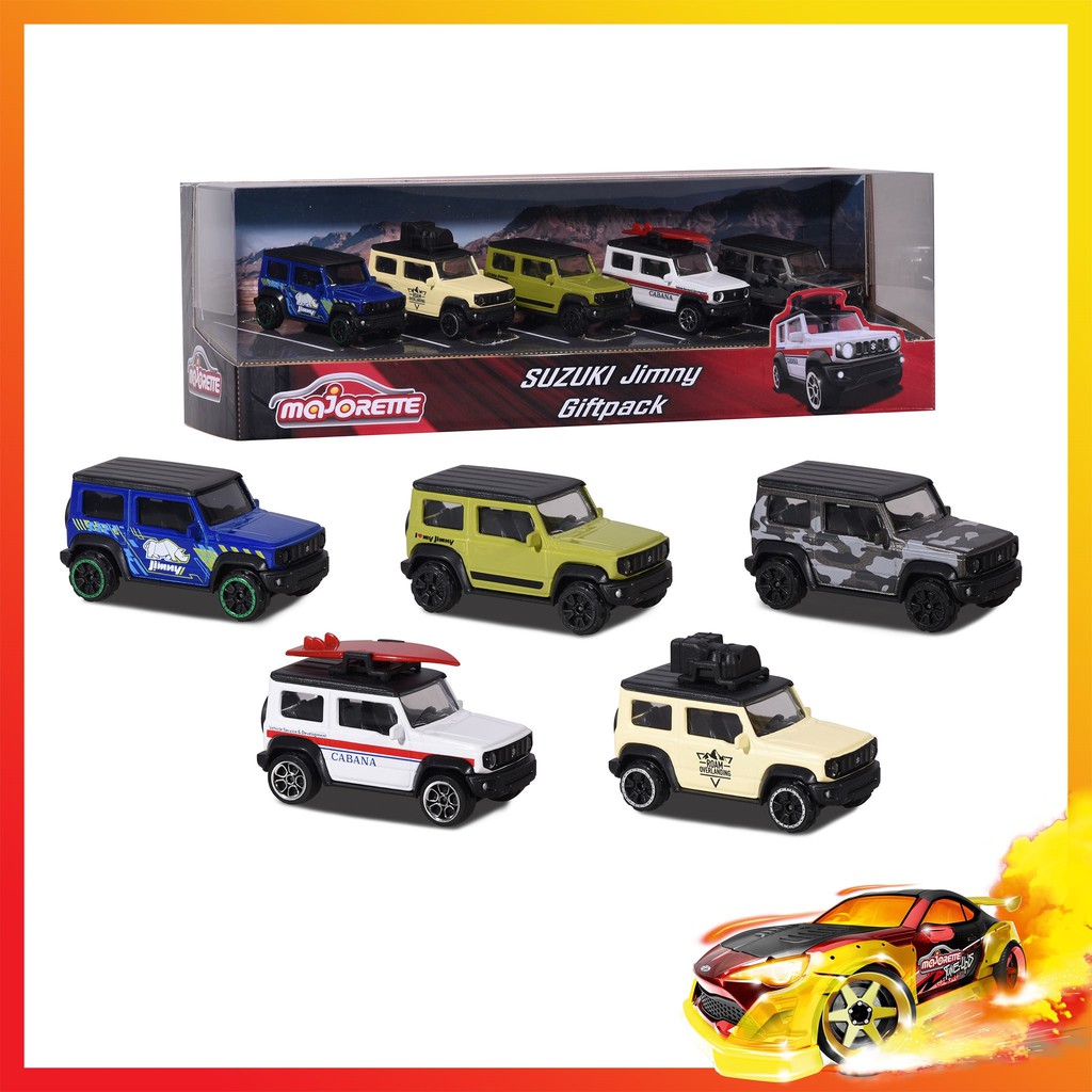 Bộ 5 Xe Mô Hình MAJORETTE Suzuki Jimny 5 Pieces Giftpack 212053177 - Simba Toys Vietnam