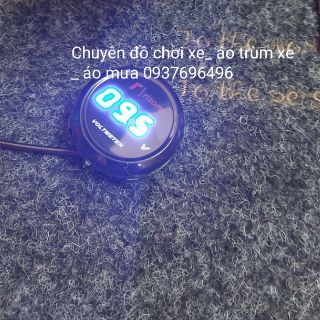 Đồng hồ bảo volt bình xe máy kiểu tròn RIZOMA