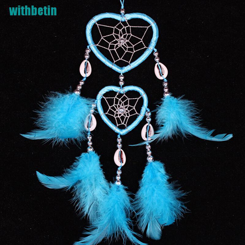 1 Dreamcatcher Đính Lông Vũ Trang Trí Nội Thất