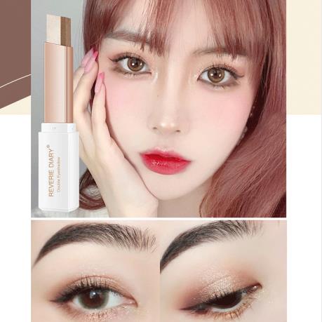 Phấn Mắt Dạng Thỏi Hai Màu Sắc Tuyến Tính Chống Thấm Nước
