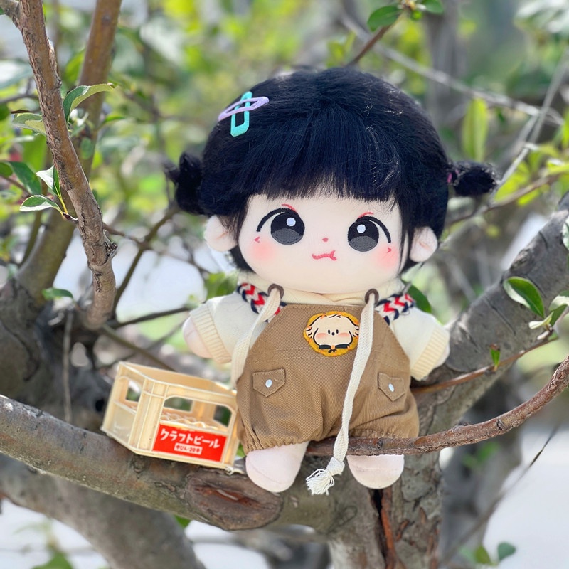 Doll nữ tóc tơ không thuộc tính 20cm - Búp bê không thuộc tính tóc tơ 20cm có xương