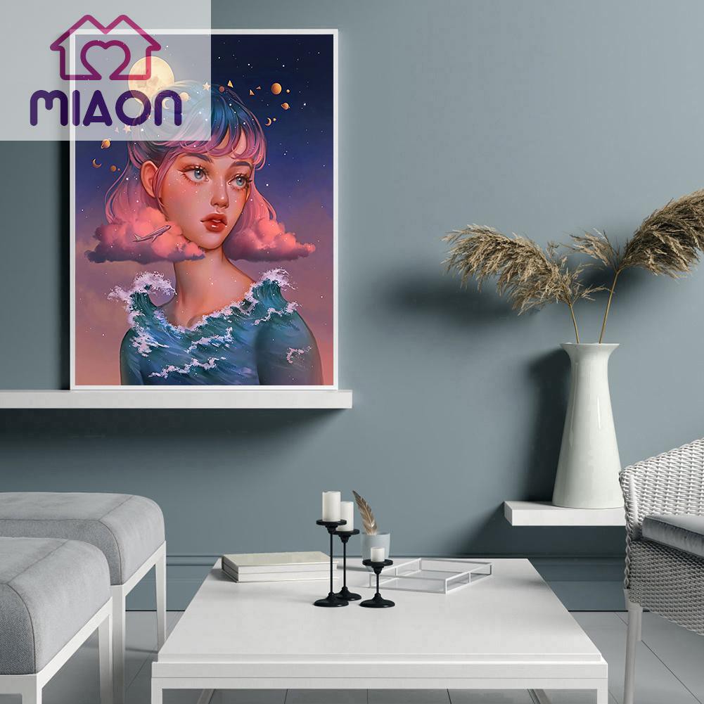 Bộ Tranh Đính Đá Tự Làm Hình Cô Gái Độc Đáo | BigBuy360 - bigbuy360.vn