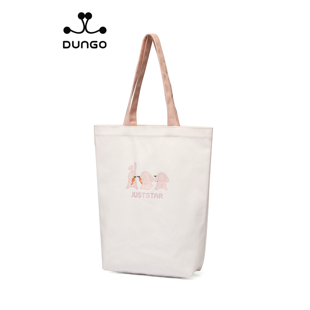 Túi Tote Canvas Thỏ Hồng JUST STAR JU110396-04