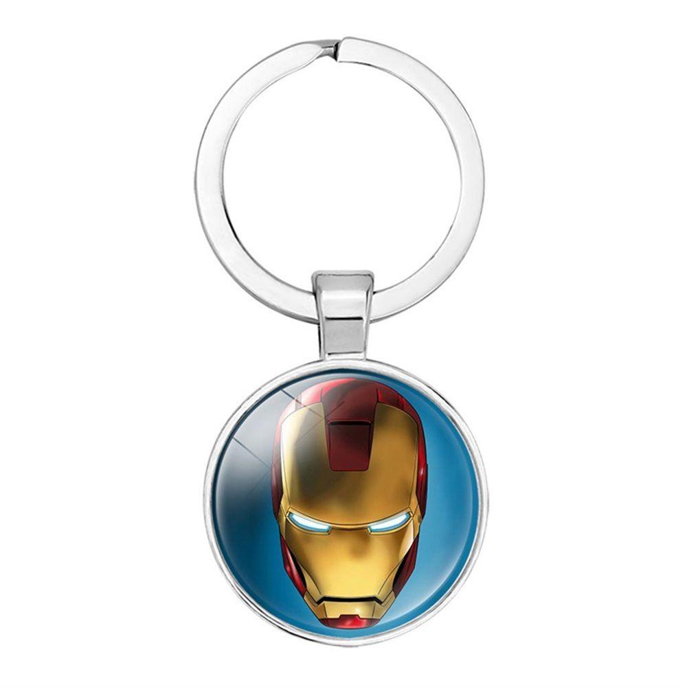 Móc Khóa Kim Loại Hình Găng Tay Và Trái Tim Siêu Anh Hùng Marvel Giá Đỡ