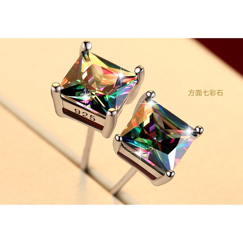 Khuyên tai mạ bạc S925 thời trang dành cho nam nữ