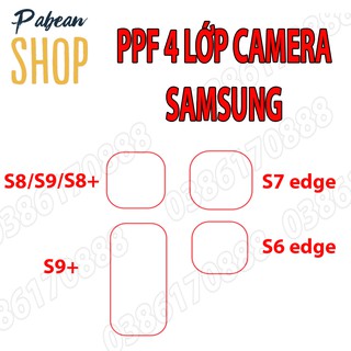 Dán camera ppf 4 lớp chống va đập cho samsung s8/9 s8+/s9+ s6/s7 edge