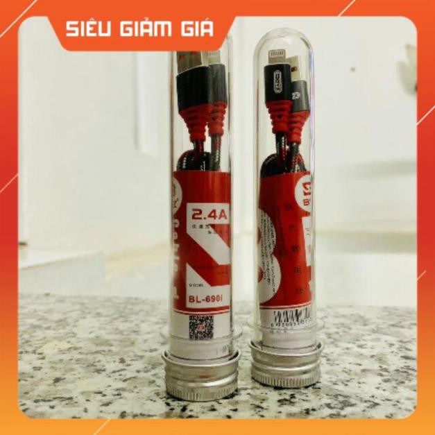 Dây sạc nhanh BYZ 690i cho iphone 5/6/7/iphone X