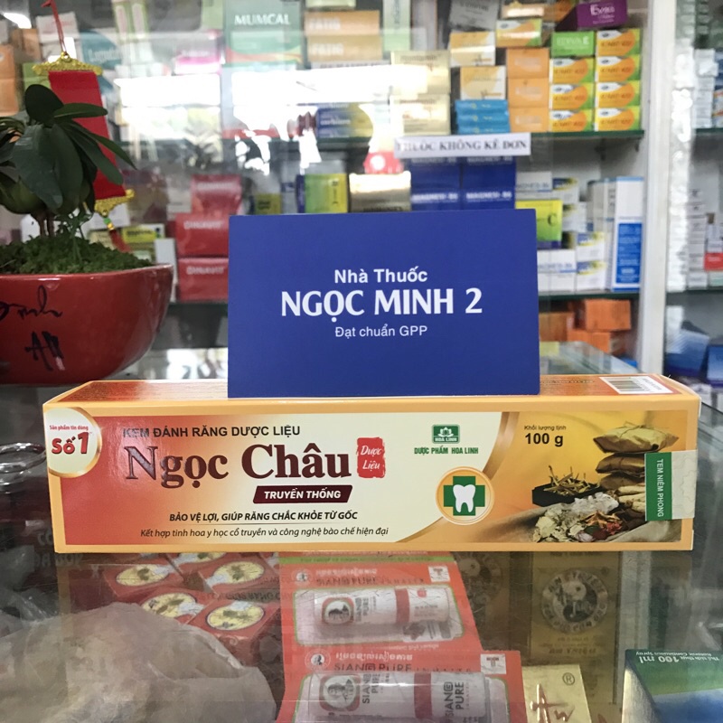 ✅  Kem đánh răng dược liệu Ngọc Châu