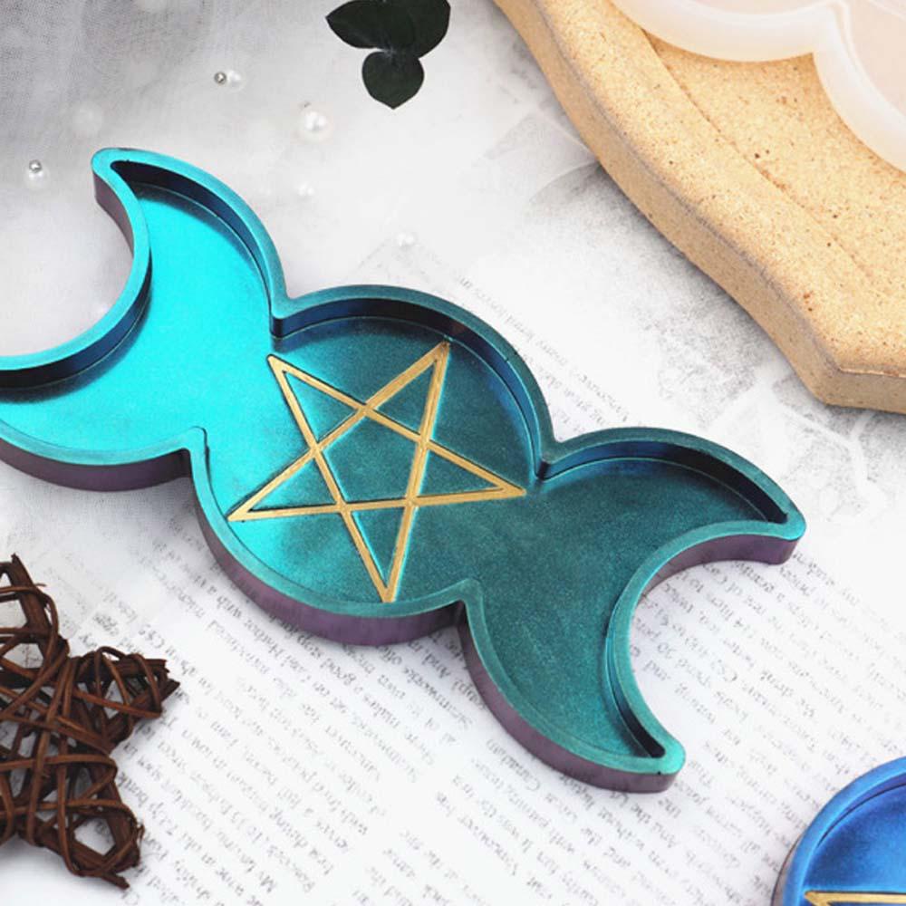 Khuôn Silicone Làm Bánh Thủ Công Hình Mặt Trăng / Mặt Trời