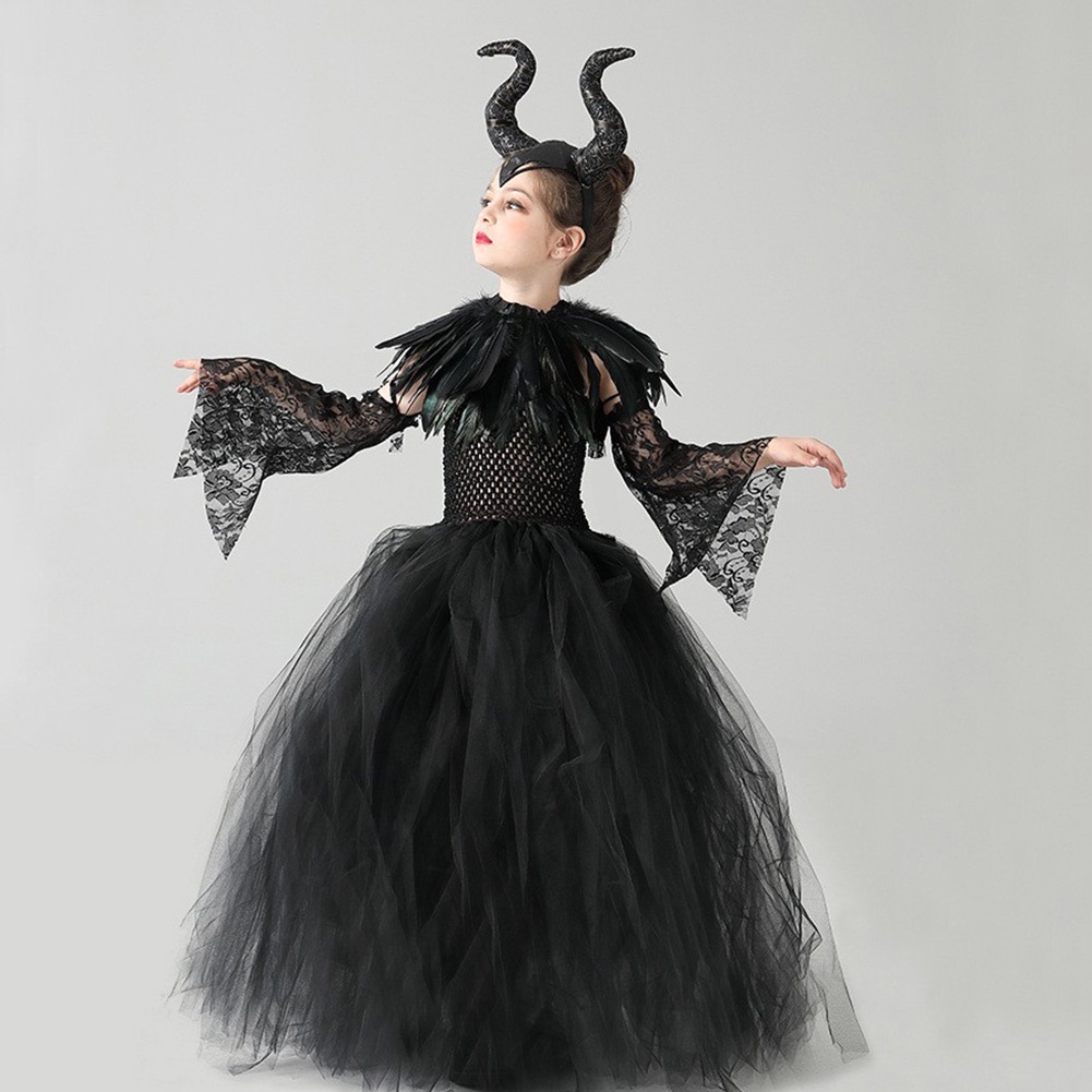 Bộ 4 Cài Tóc Hóa Trang Maleficent Cho Bé