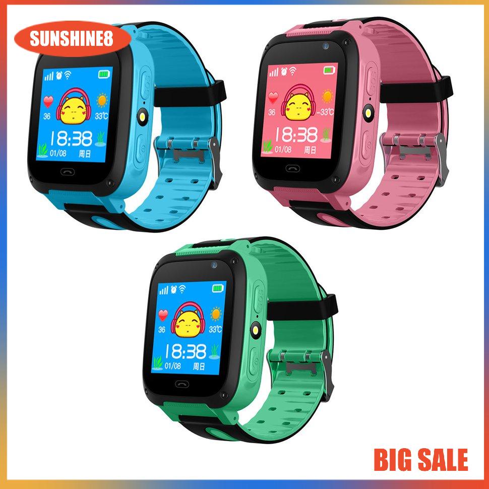 【SUN】Đồng hồ thông minh trẻ em Đồng hồ theo dõi GPS Chống mất màn hình SOS Cuộc gọi Camera Đồng hồ điện thoại