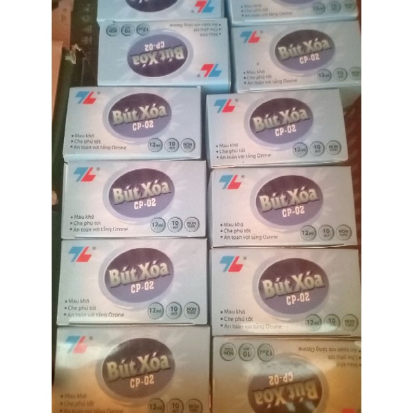 Com bo hộp 10 bút xoá Thiên long,Chính hãng