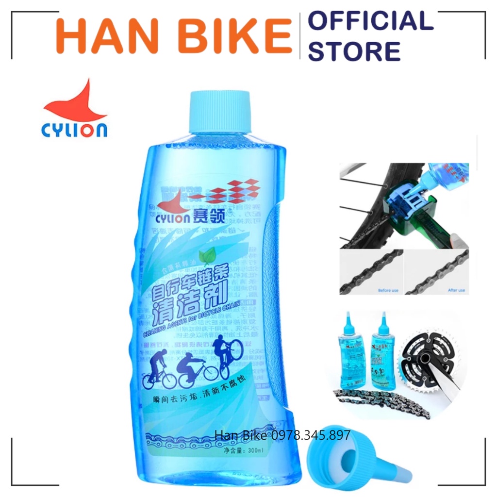 Nước Rửa Xích Xe Đạp - Vệ Sinh Xích Xe Đạp Cylion Chính Hãng