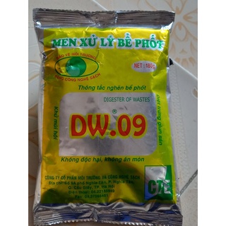 Men sử lý bể phốt DW 09 sản phẩm của gia đình , thông tắc , khử mùi , hầm cầu , hố ga
