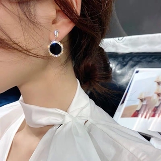 Đôi Bông Tai Hình Vuông Đính Đá Thời Trang Cho Nữ