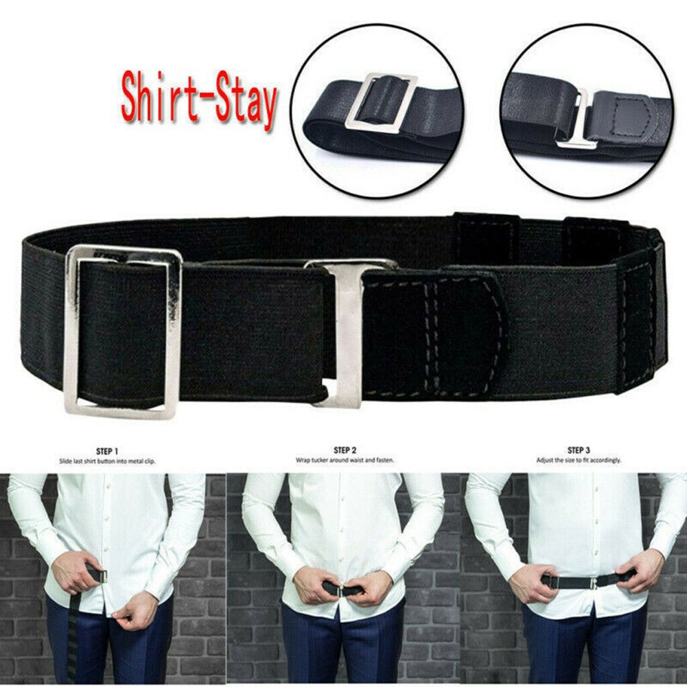 Dây đai cố định áo sơ mi co giãn chống nhăn có thể điều chỉnh cho nam và nữ